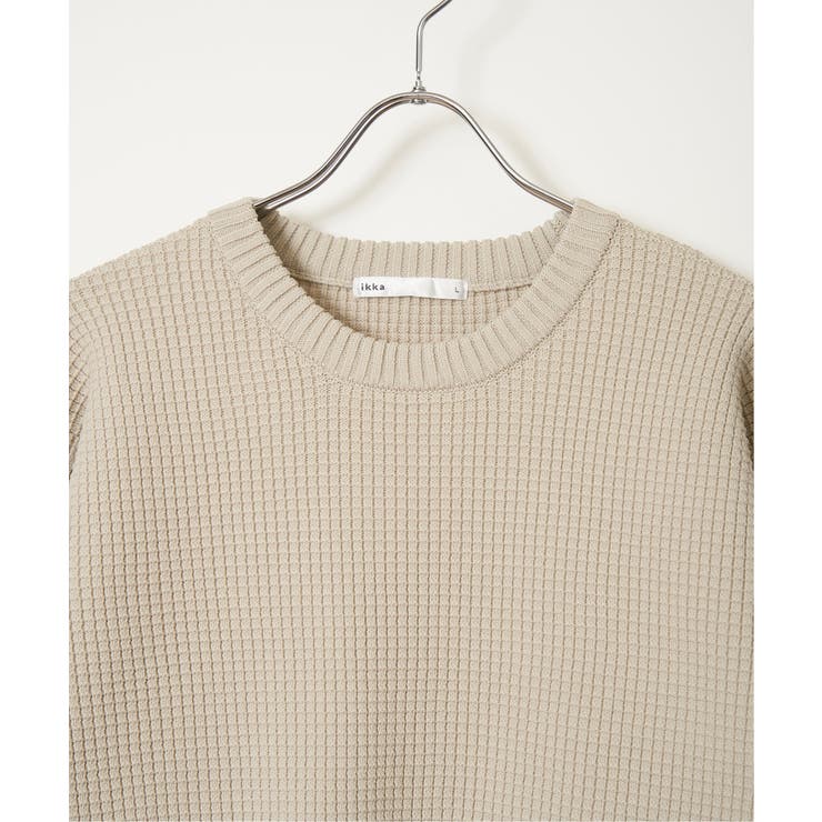 【2点セット】GOKU楽ニットクルーインナーセット | ikka  | 詳細画像31 