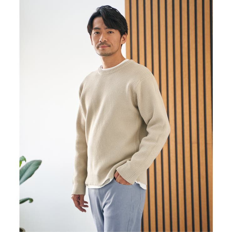 【2点セット】GOKU楽ニットクルーインナーセット | ikka  | 詳細画像3 