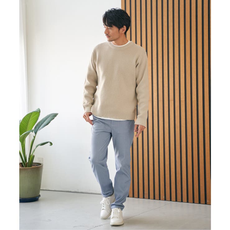 【2点セット】GOKU楽ニットクルーインナーセット | ikka  | 詳細画像4 