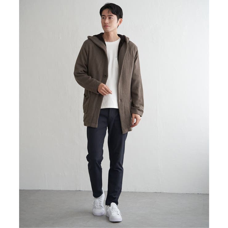 裏ボアニットフーディガン | ikka  | 詳細画像10 