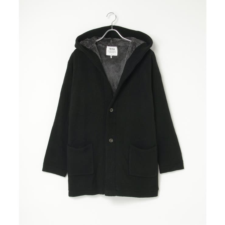 裏ボアニットフーディガン | ikka  | 詳細画像11 