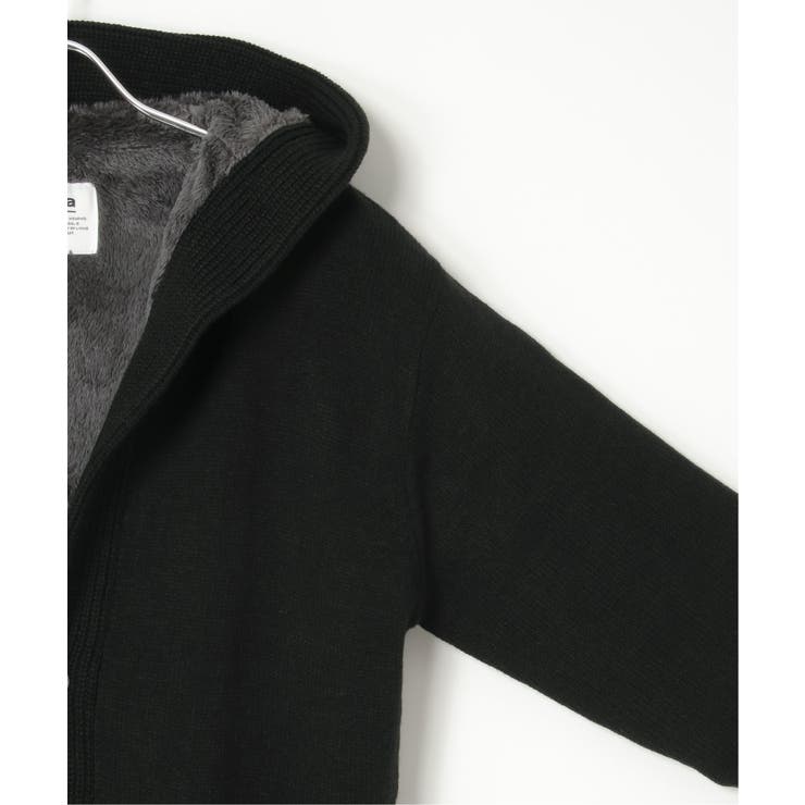 裏ボアニットフーディガン | ikka  | 詳細画像13 