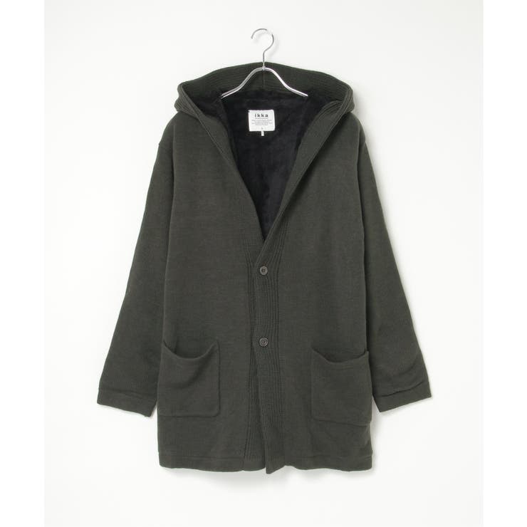 裏ボアニットフーディガン | ikka  | 詳細画像23 