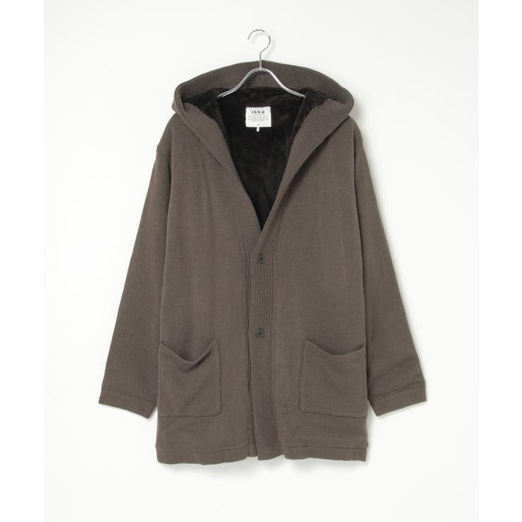 裏ボアニットフーディガン | ikka  | 詳細画像25 