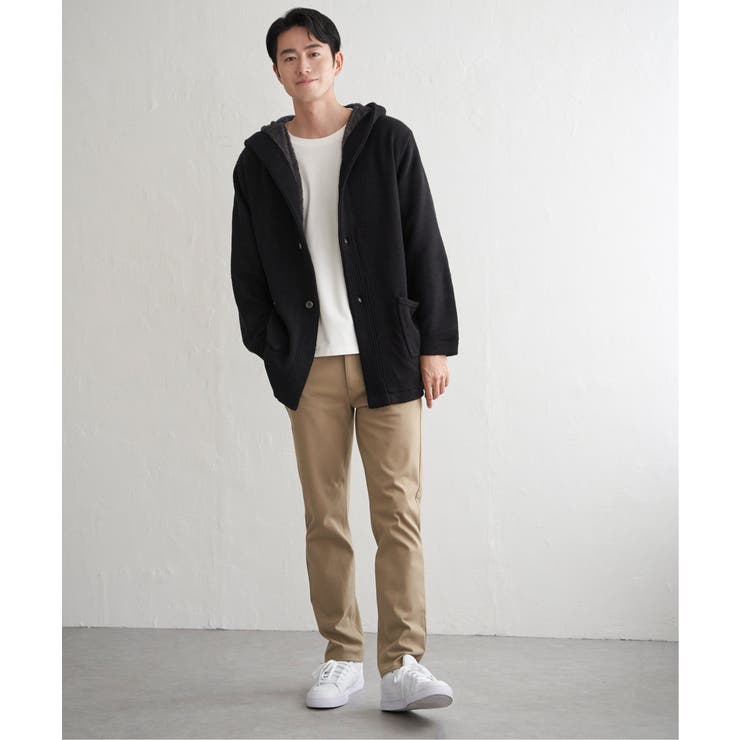 裏ボアニットフーディガン | ikka  | 詳細画像3 