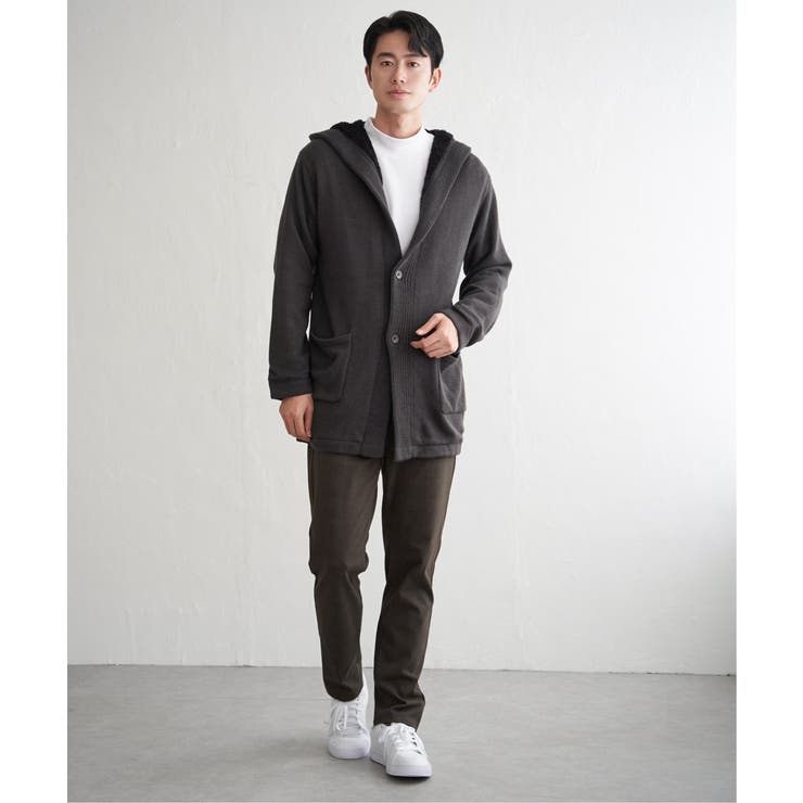 裏ボアニットフーディガン | ikka  | 詳細画像6 