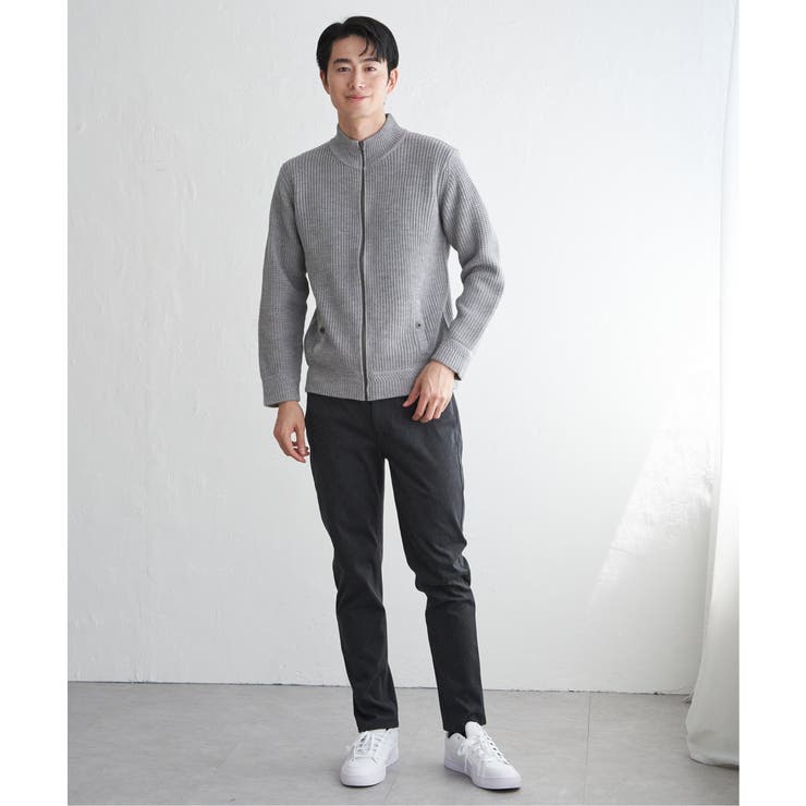 スタンドジップニットブルゾン | ikka  | 詳細画像6 