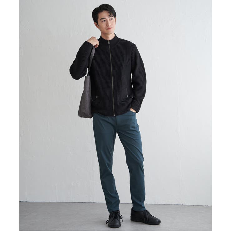 スタンドジップニットブルゾン | ikka  | 詳細画像10 