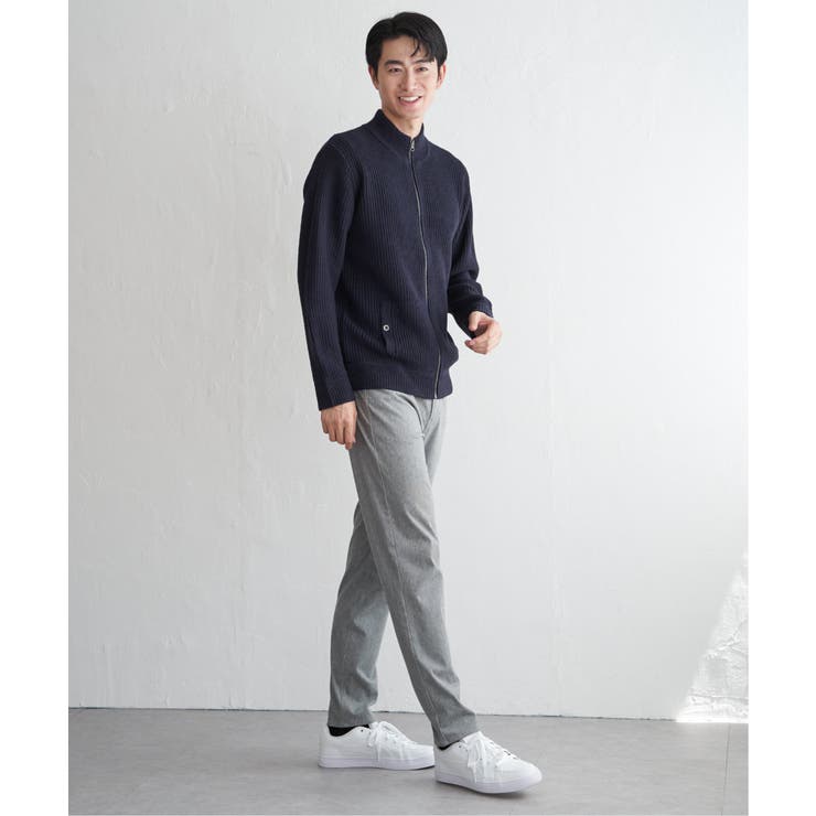 スタンドジップニットブルゾン | ikka  | 詳細画像12 