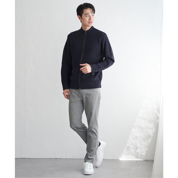 スタンドジップニットブルゾン | ikka  | 詳細画像13 