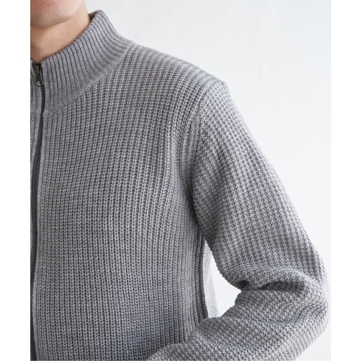 スタンドジップニットブルゾン | ikka  | 詳細画像17 