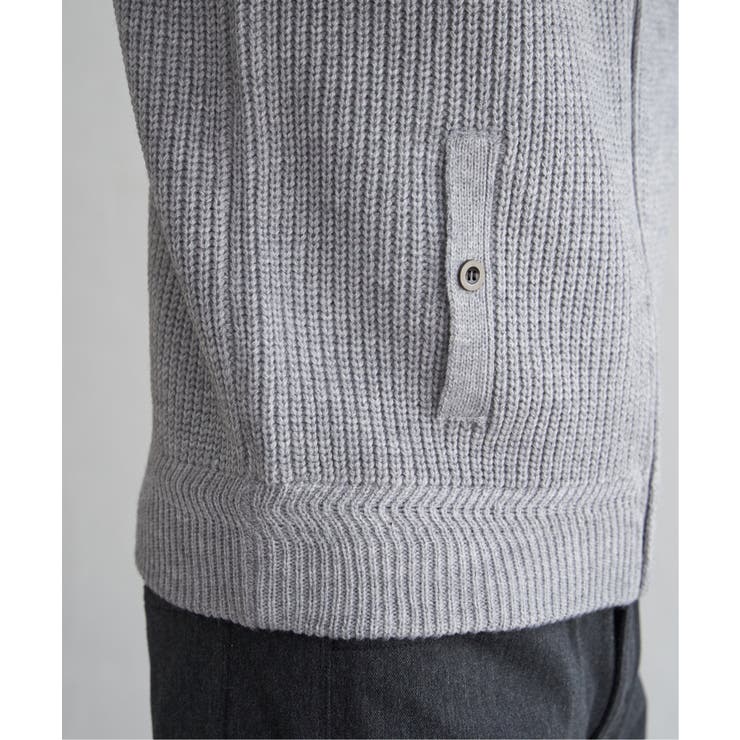 スタンドジップニットブルゾン | ikka  | 詳細画像18 