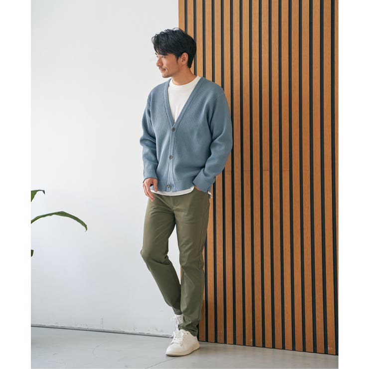 【洗濯機で洗える】GOKU楽ニットカーデインナーセット【2点セット】 | ikka  | 詳細画像7 