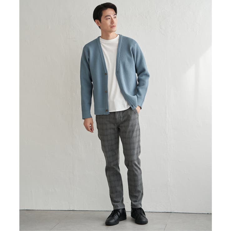 【洗濯機で洗える】GOKU楽ニットカーデインナーセット【2点セット】 | ikka  | 詳細画像10 