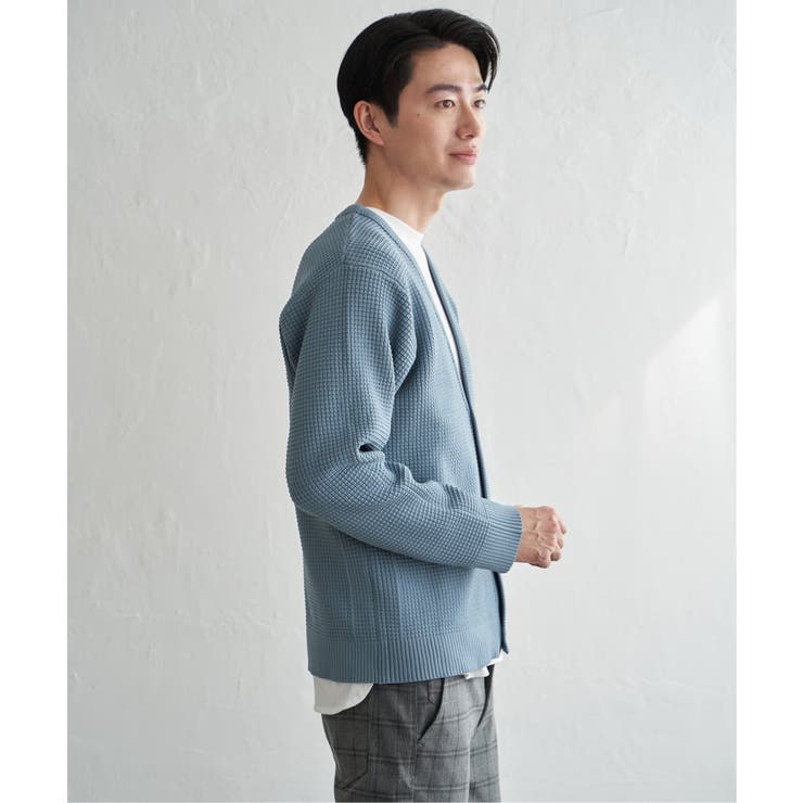 【洗濯機で洗える】GOKU楽ニットカーデインナーセット【2点セット】 | ikka  | 詳細画像13 