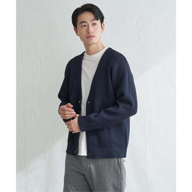 【洗濯機で洗える】GOKU楽ニットカーデインナーセット【2点セット】 | ikka  | 詳細画像20 