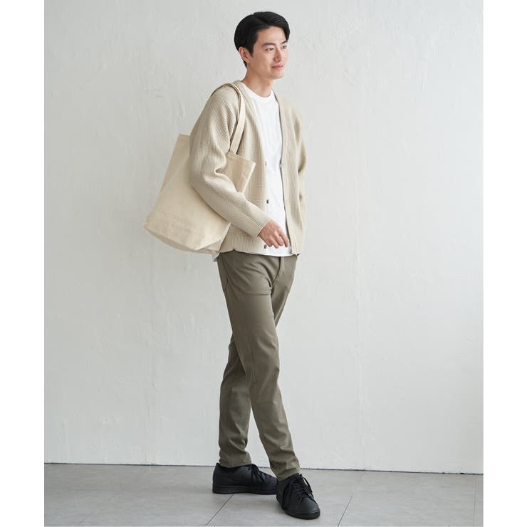 【洗濯機で洗える】GOKU楽ニットカーデインナーセット【2点セット】 | ikka  | 詳細画像24 