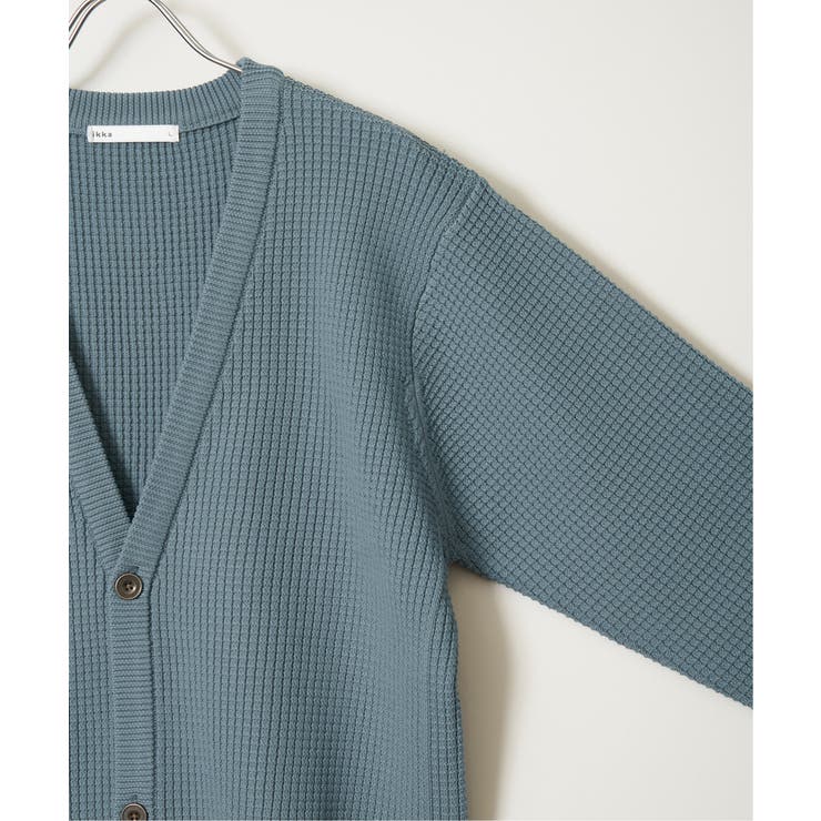 【洗濯機で洗える】GOKU楽ニットカーデインナーセット【2点セット】 | ikka  | 詳細画像28 