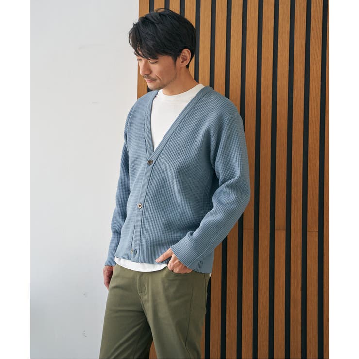 【洗濯機で洗える】GOKU楽ニットカーデインナーセット【2点セット】 | ikka  | 詳細画像5 