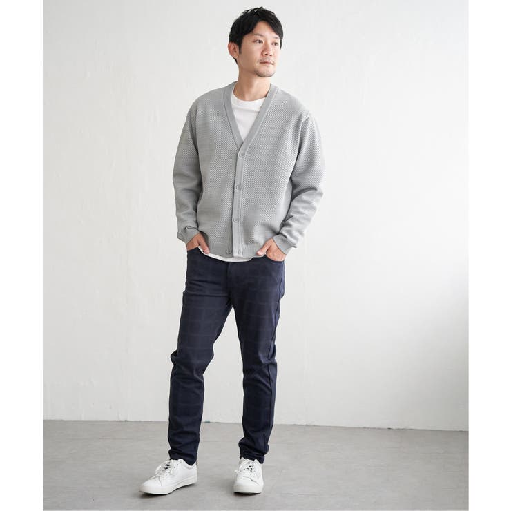 【洗濯機で洗える】GOKU楽ニットカーデインナーセット | ikka  | 詳細画像8 