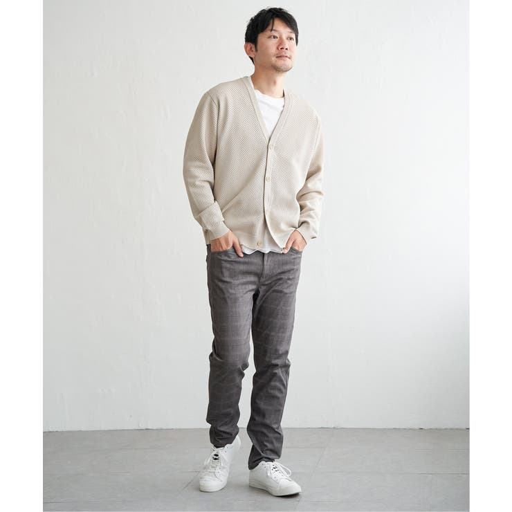 【洗濯機で洗える】GOKU楽ニットカーデインナーセット | ikka  | 詳細画像13 