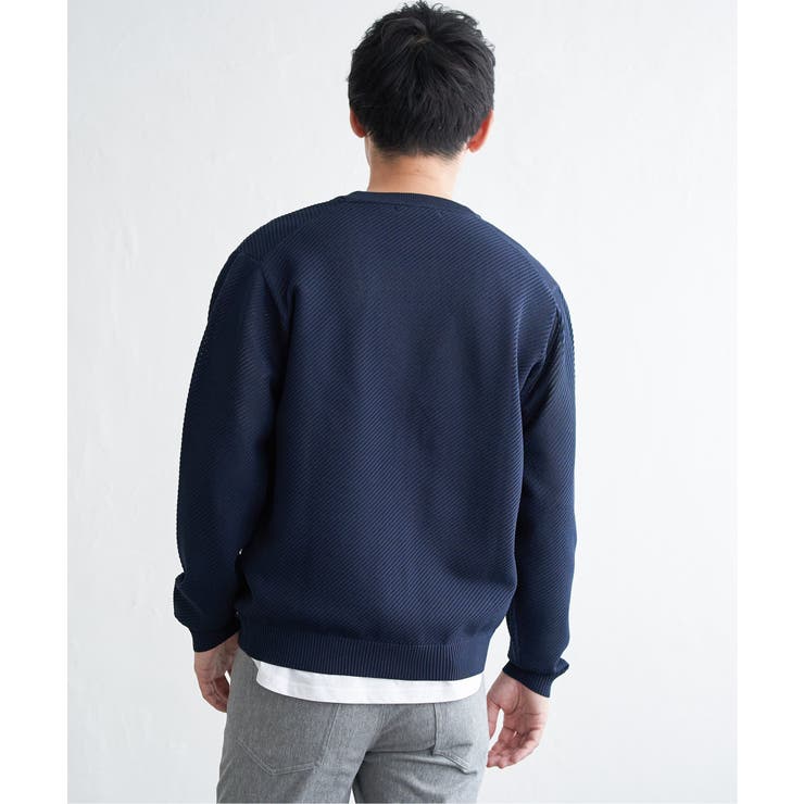 【洗濯機で洗える】GOKU楽ニットカーデインナーセット | ikka  | 詳細画像15 