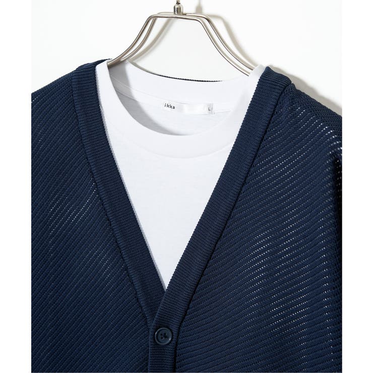 【洗濯機で洗える】GOKU楽ニットカーデインナーセット | ikka  | 詳細画像17 