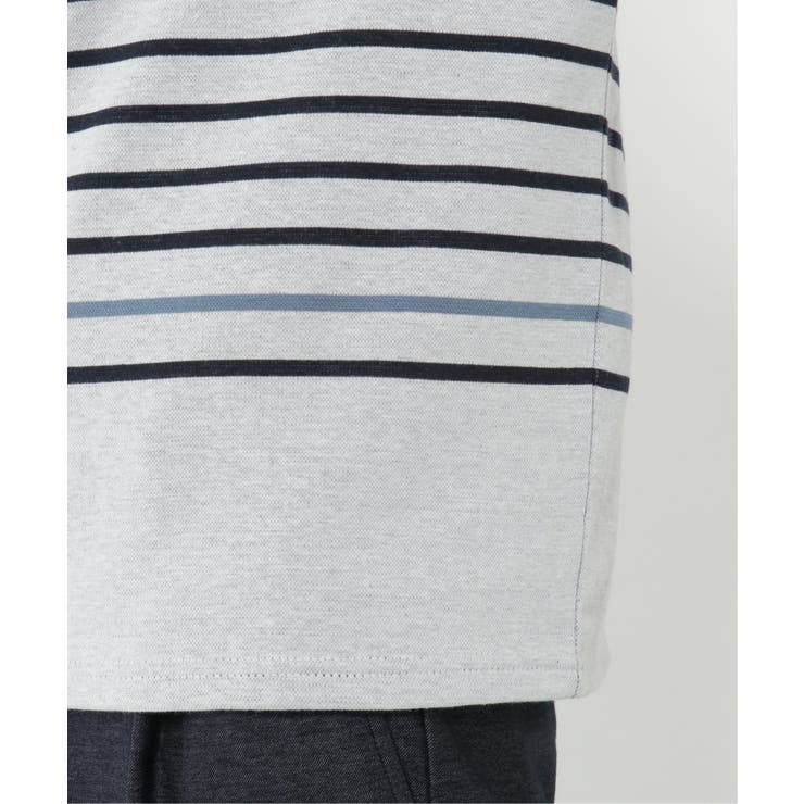 ＷジャガードボーダーロンＴ | ikka  | 詳細画像7 