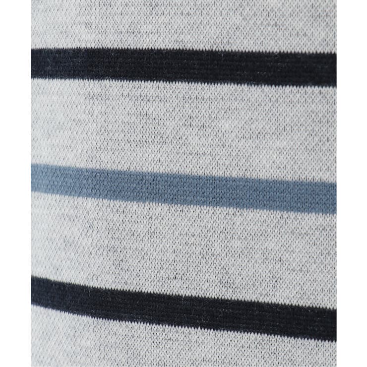 ＷジャガードボーダーロンＴ | ikka  | 詳細画像9 