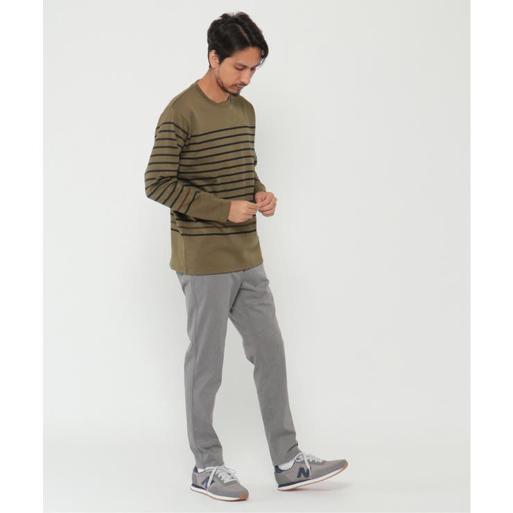 ＷジャガードボーダーロンＴ | ikka  | 詳細画像12 