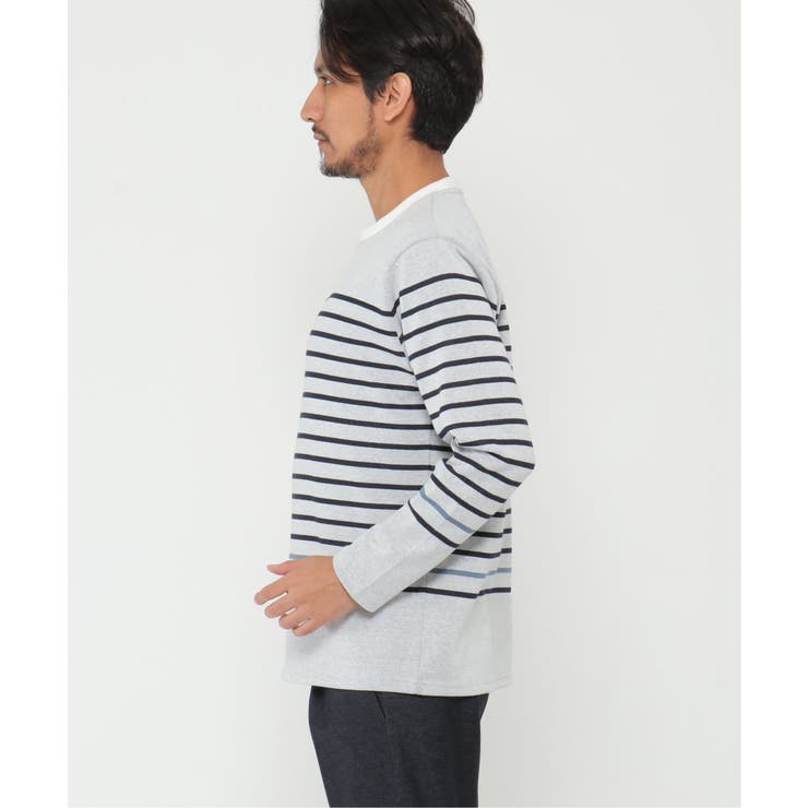 ＷジャガードボーダーロンＴ | ikka  | 詳細画像2 