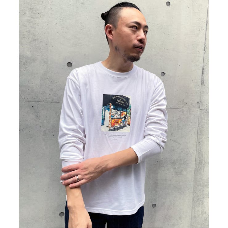 ikka ロングＴシャツ - Tシャツ