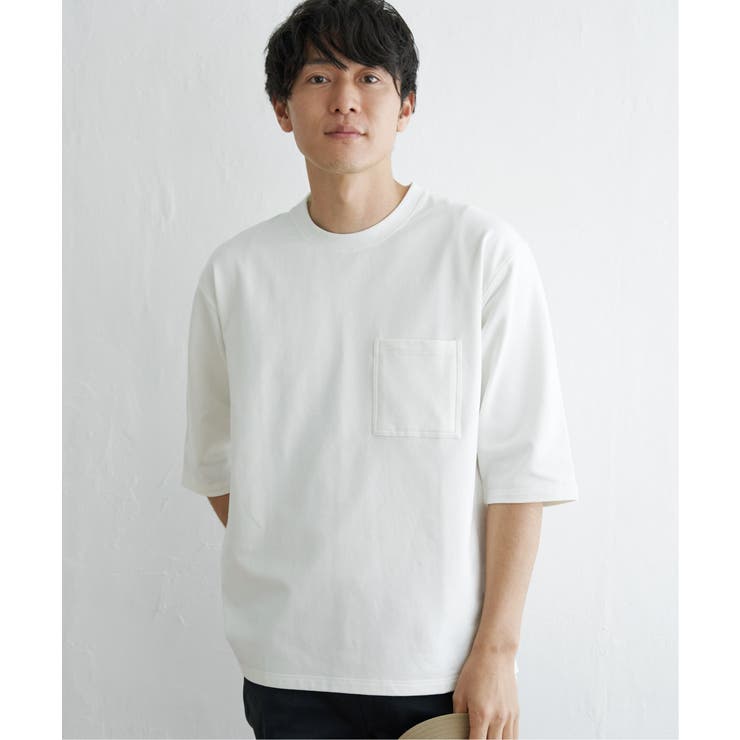 ストレッチインレイ7分袖Tシャツ[品番：IKAW0019138]｜ikka （イッカ