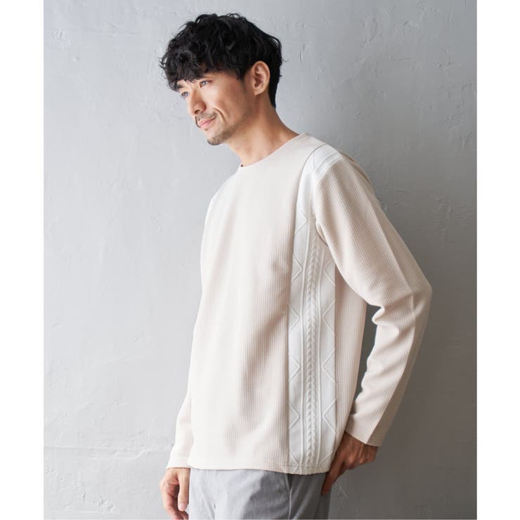 フクレジャガード切り替えロンT | ikka  | 詳細画像2 
