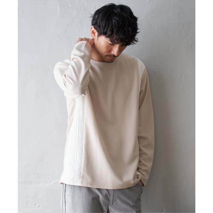 フクレジャガード切り替えロンT | ikka  | 詳細画像3 