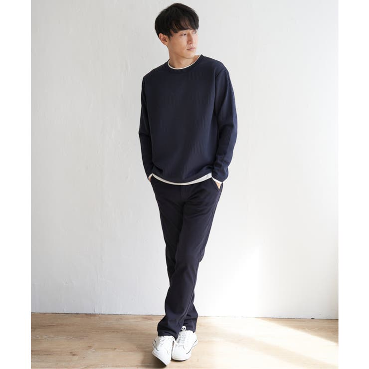 フクレジャガードクルーネックレイヤード | ikka  | 詳細画像5 