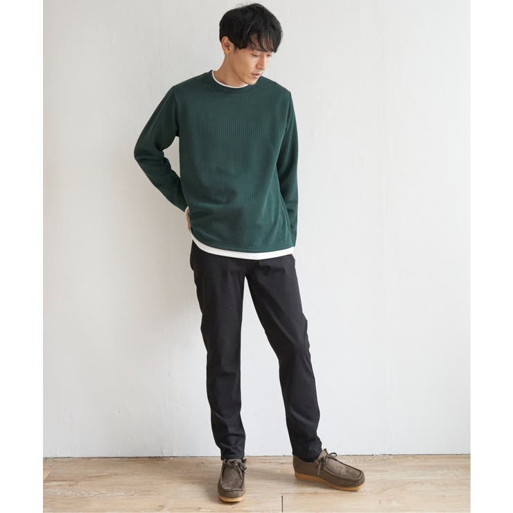 フクレジャガードクルーネックレイヤード | ikka  | 詳細画像9 