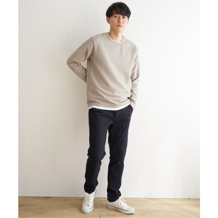 フクレジャガードクルーネックレイヤード | ikka  | 詳細画像11 