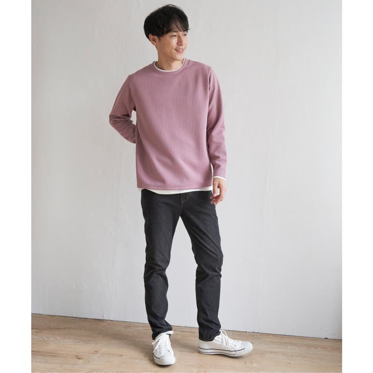 フクレジャガードクルーネックレイヤード | ikka  | 詳細画像13 