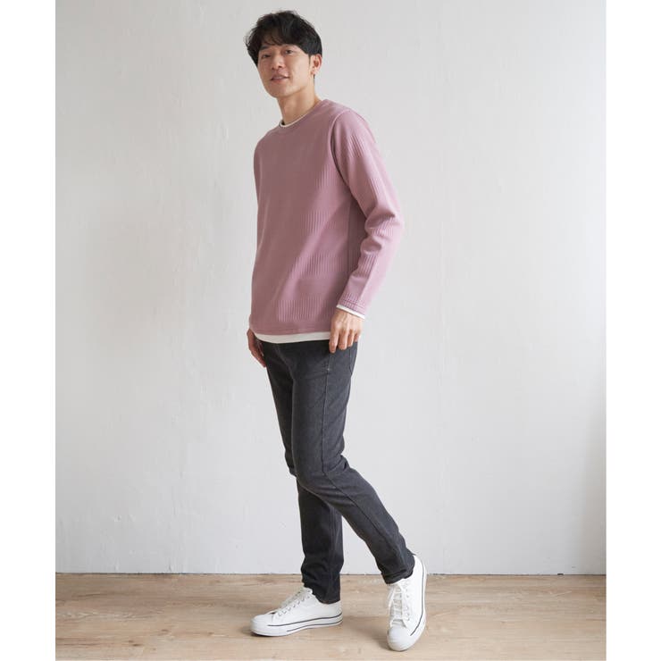 フクレジャガードクルーネックレイヤード | ikka  | 詳細画像14 