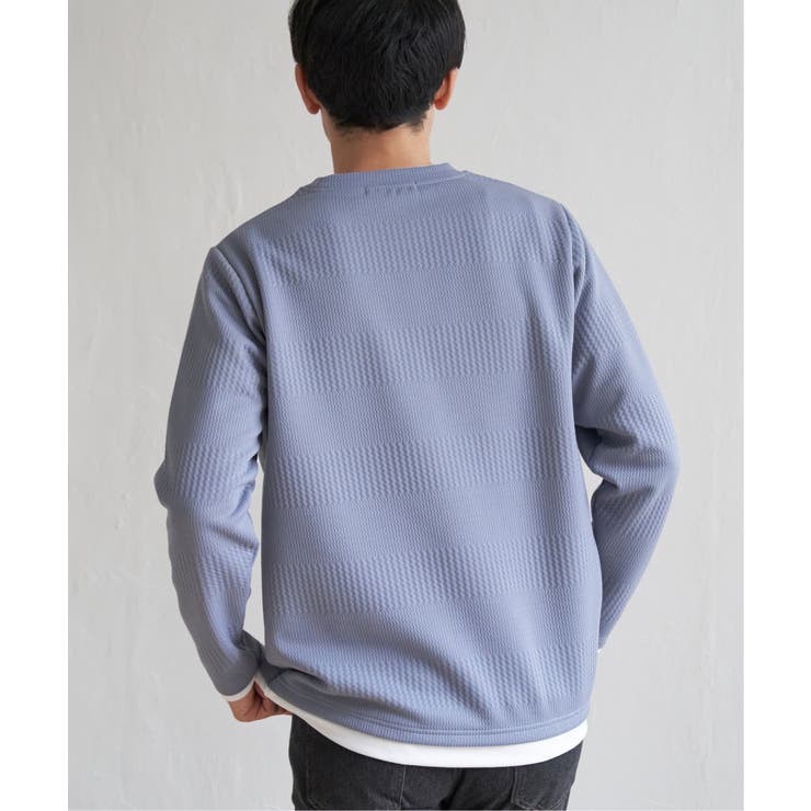 フクレジャガードクルーネックレイヤード | ikka  | 詳細画像16 