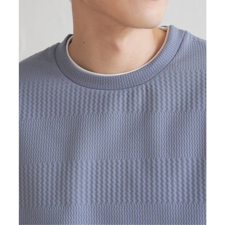 フクレジャガードクルーネックレイヤード | ikka  | 詳細画像18 