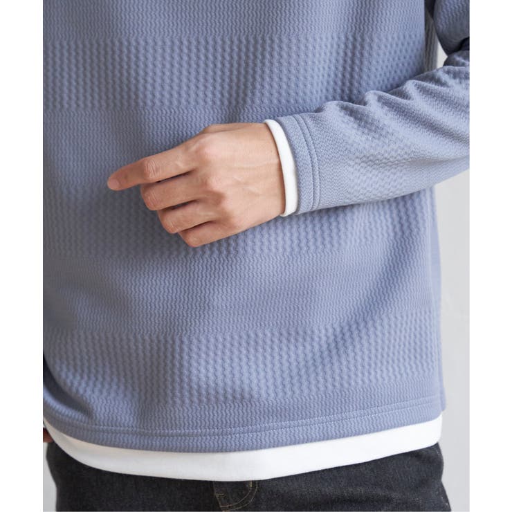 フクレジャガードクルーネックレイヤード | ikka  | 詳細画像19 