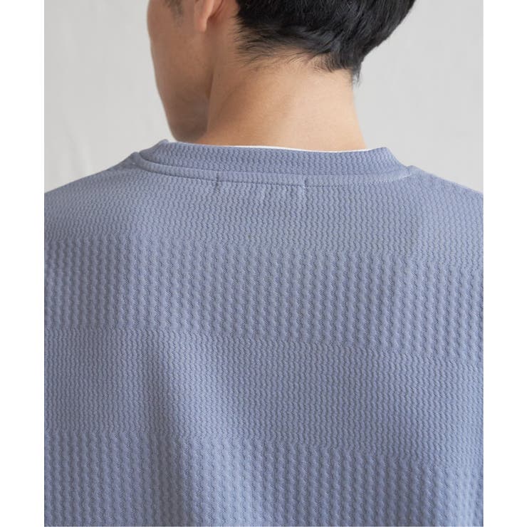 フクレジャガードクルーネックレイヤード | ikka  | 詳細画像21 