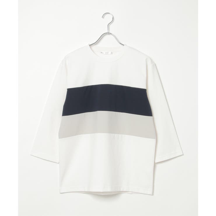 【接触冷感／抗菌防臭】GOKU楽セイケツ7分切り替えT | ikka  | 詳細画像17 