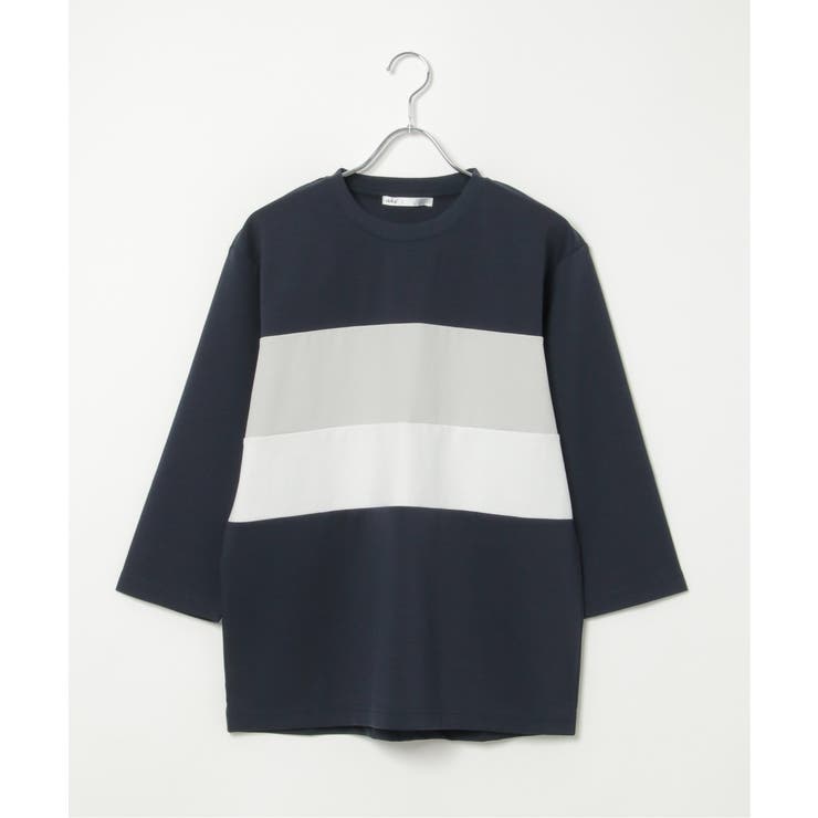 【接触冷感／抗菌防臭】GOKU楽セイケツ7分切り替えT | ikka  | 詳細画像21 