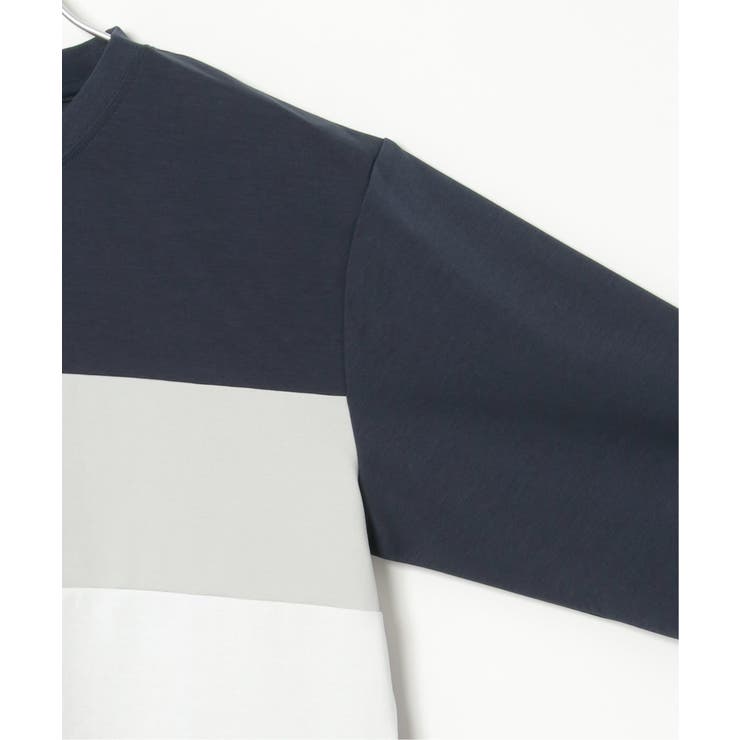 【接触冷感／抗菌防臭】GOKU楽セイケツ7分切り替えT | ikka  | 詳細画像23 