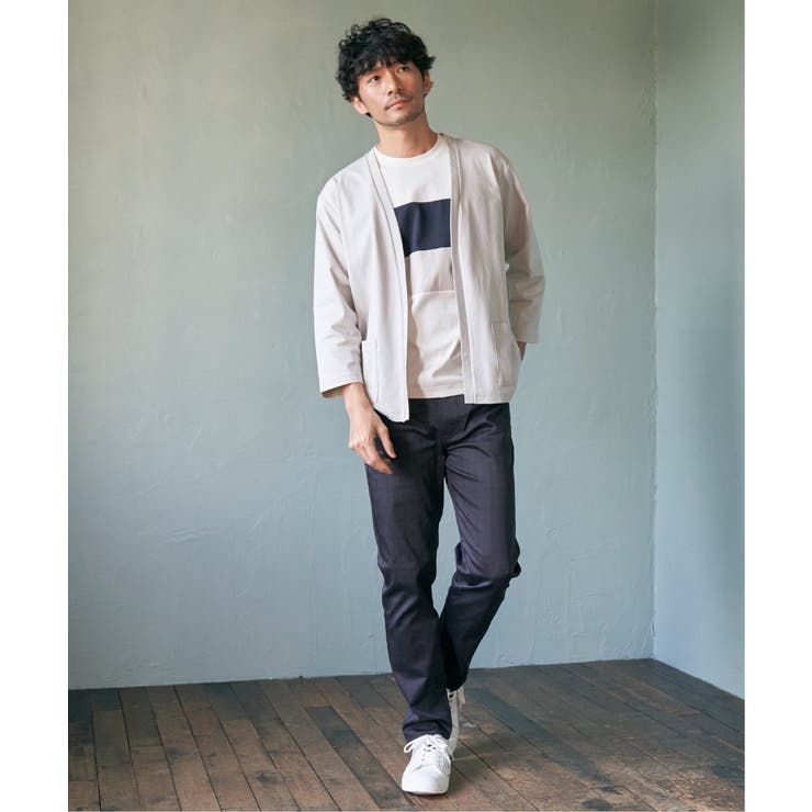 【接触冷感／抗菌防臭】GOKU楽セイケツ7分切り替えT | ikka  | 詳細画像5 