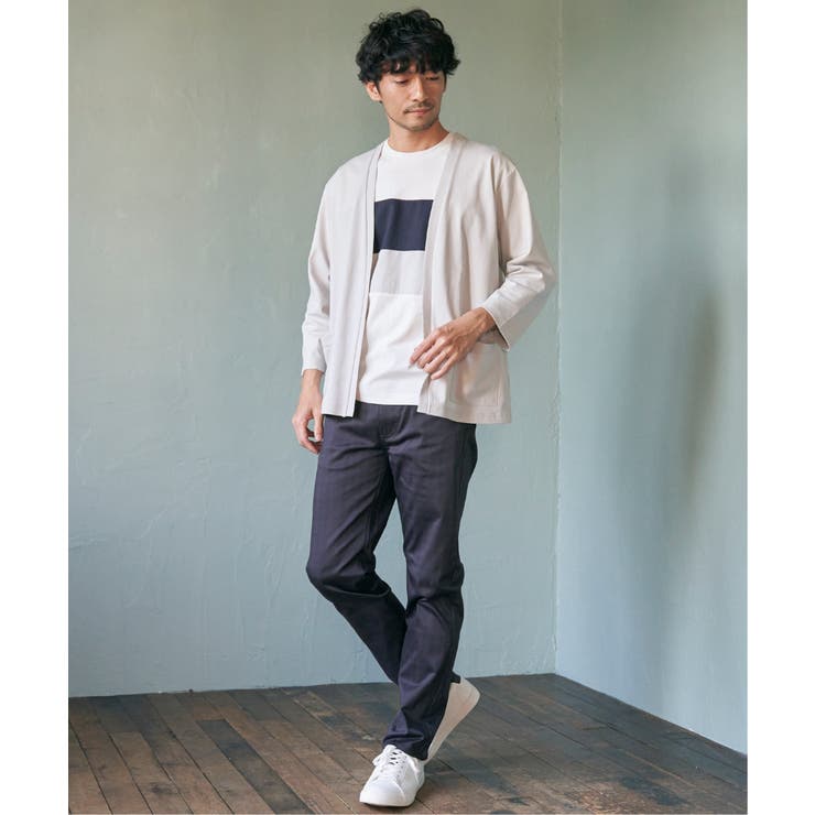 【接触冷感／抗菌防臭】GOKU楽セイケツ7分切り替えT | ikka  | 詳細画像6 