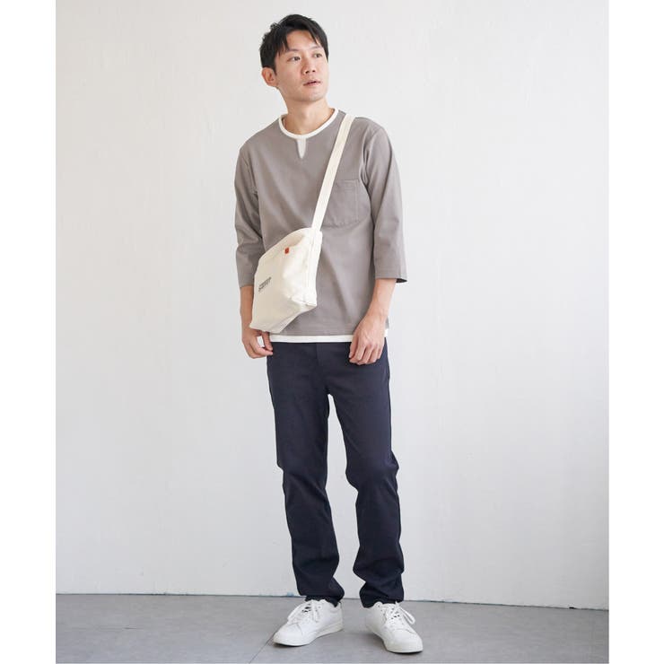 【接触冷感／抗菌防臭】GOKU楽セイケツ7分袖キーネックTシャツ | ikka  | 詳細画像11 